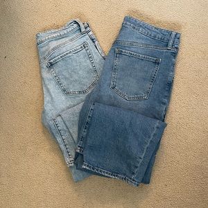 Set of two OG loose high rise jeans